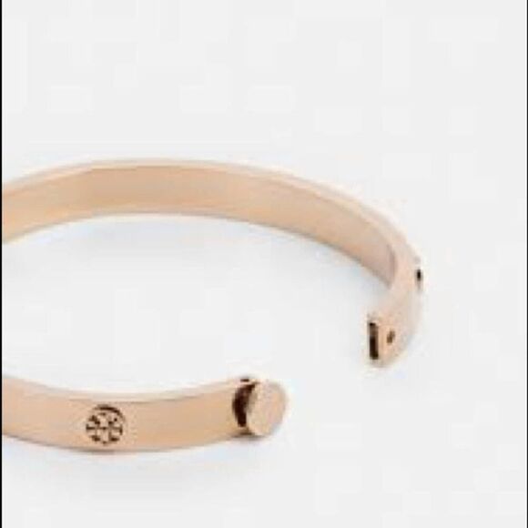 NWT Tory Burch Rose Gold Miller Bangle Bracelet - Picture 5 of 6